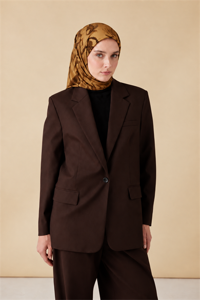 EVA TİVİL İPEK EŞARP 90*90 CM - SAFRAN