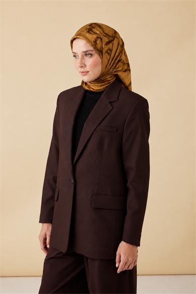 EVA TİVİL İPEK EŞARP 90*90 CM - SAFRAN