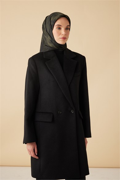 EVA TİVİL İPEK EŞARP 90*90 CM - ZEYTİN