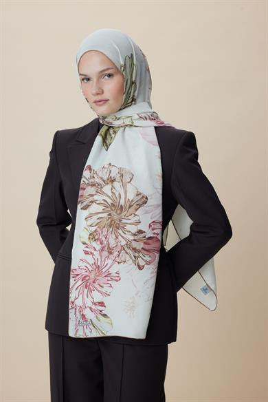 EZGİN PAMUK İPEK ŞAL 70*190 CM - AÇIK BEJ