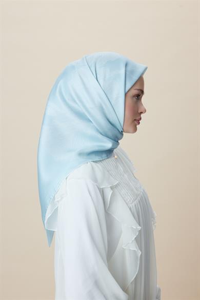 FARAH MULBERRY İPEK EŞARP 90*90 CM - AÇIK MAVİ