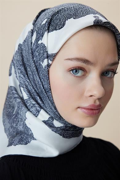 FARAH MULBERRY İPEK EŞARP 90*90 CM - DUMAN