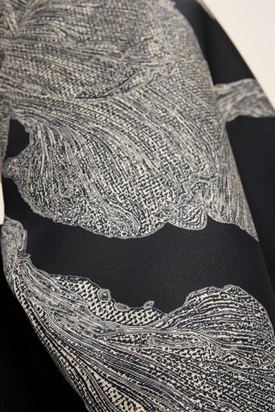 FARAH MULBERRY İPEK EŞARP 90*90 CM - SİYAH