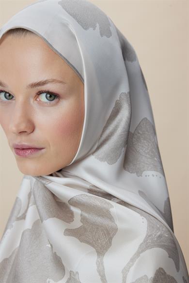 FARAH MULBERRY İPEK ŞAL 70*190 - BEJ