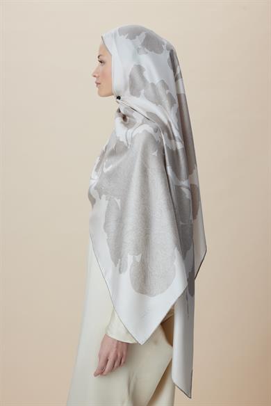 FARAH MULBERRY İPEK ŞAL 70*190 - BEJ