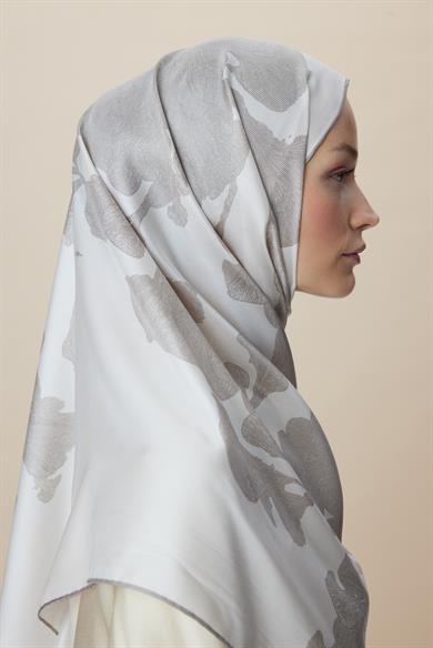 FARAH MULBERRY İPEK ŞAL 70*190 - BEJ