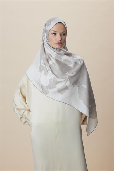 FARAH MULBERRY İPEK ŞAL 70*190 - BEJ