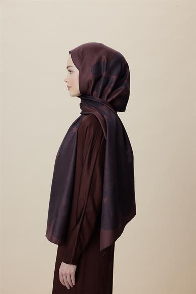 FARAH MULBERRY İPEK ŞAL 70*190 - BORDO