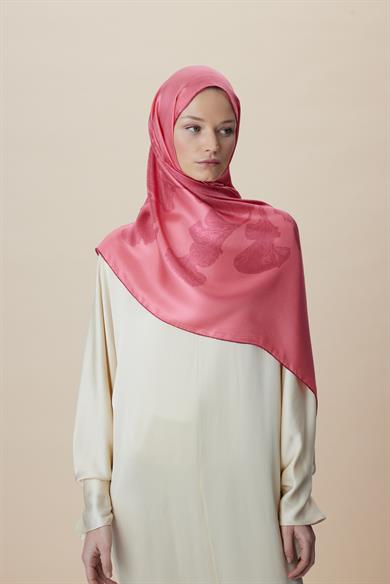FARAH MULBERRY İPEK ŞAL 70*190 - FUŞYA