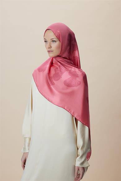 FARAH MULBERRY İPEK ŞAL 70*190 - FUŞYA
