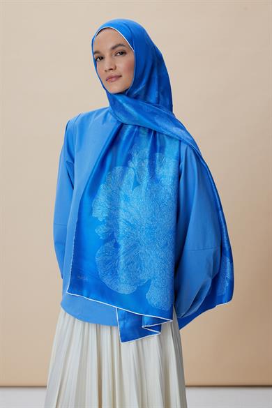 FARAH MULBERRY İPEK ŞAL 70*190 - SAKS