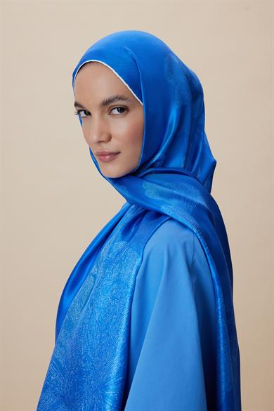 FARAH MULBERRY İPEK ŞAL 70*190 - SAKS