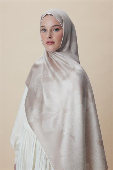 FARAH MULBERRY İPEK ŞAL 70*190 - VİZON