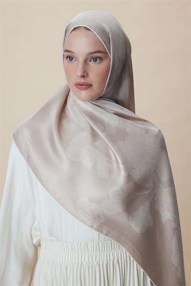 FARAH MULBERRY İPEK ŞAL 70*190 - VİZON