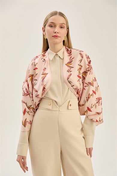 FER PAMUK İPEK ŞAL 70*190 CM - SOMON