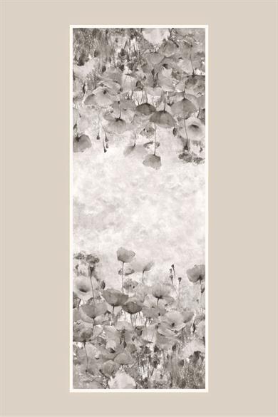 GELİNCİK KREP İPEK ŞAL 70*190 CM - TAŞ
