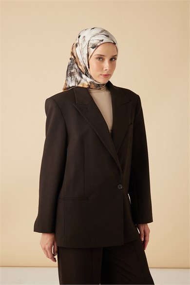 GELİNCİK TİVİL İPEK EŞARP 90*90 CM - BEJ