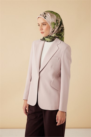 GELİNCİK TİVİL İPEK EŞARP 90*90 CM - YEŞİL