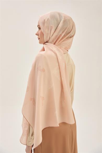 GEM KREP İPEK ŞAL 70*190 CM - SOMON