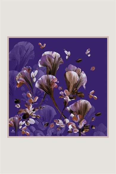 GEM TİVİL İPEK EŞARP 90*90 CM - MOR