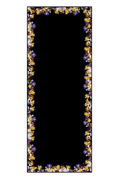 GİNA KREP İPEK ŞAL 70*190 – SİYAH 