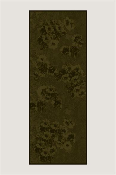 GÜLRUH FLOŞ VİSKON ŞAL 70*190 CM - HAKİ