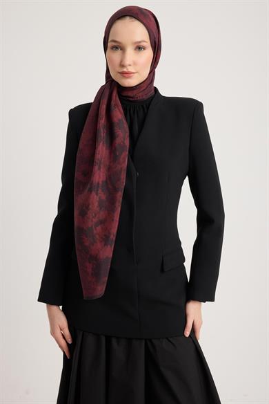 GÜLRUH FLOŞ VİSKON ŞAL 70*190 CM - MÜRDÜM