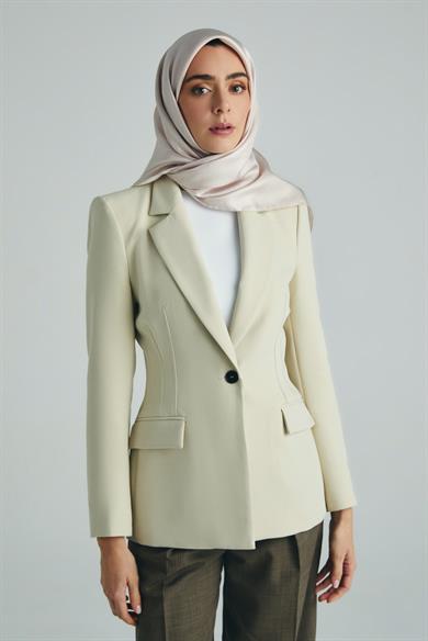 HALE TİVİL İPEK EŞARP 90*90 - AÇIK PEMBE