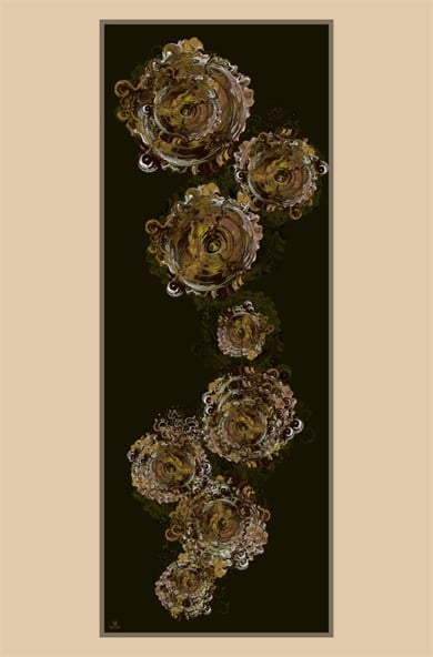 HARE PAMUK İPEK ŞAL 70*190 CM - HAKİ