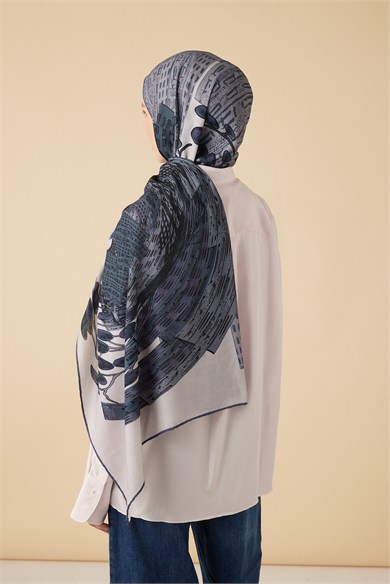 HAYAT YÜN İPEK KAŞMİR ŞAL 70*200 CM - GRİ