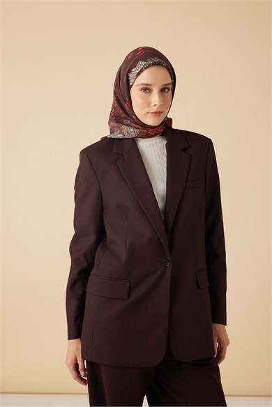 HAYAT YÜN ÜÇGEN ŞAL 140*140/2 CM - BORDO