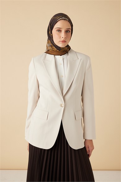 HAYAT YÜN ÜÇGEN ŞAL 140*140/2 CM - KAHVERENGİ