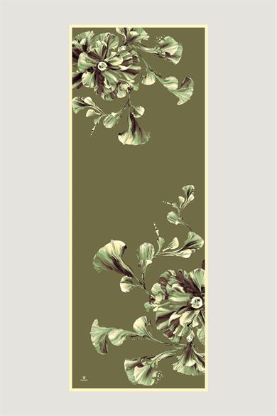 İLAY KREP İPEK ŞAL 70*190 CM - YEŞİL