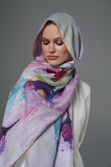 İRİS PAMUK İPEK ŞAL 70*190 