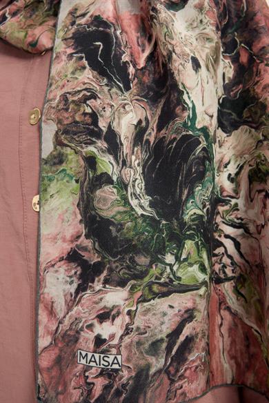 KATRE PAMUK İPEK ŞAL 70*190 CM - GRİ