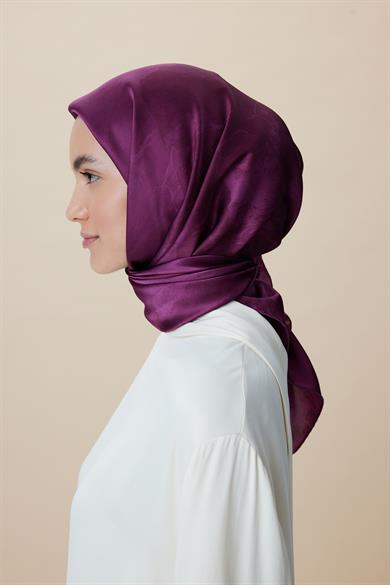 KATRE SURA İPEK EŞARP 90*90 CM - FUŞYA