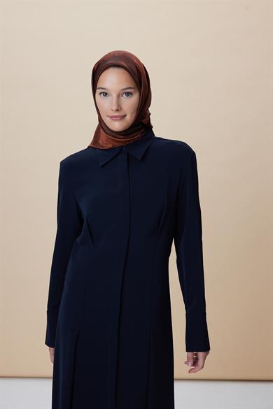 KATRE SURA İPEK EŞARP 90*90 CM - TABA