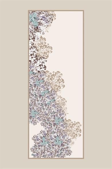LARİN MULBERRY İPEK ŞAL 70*190 - VİZON