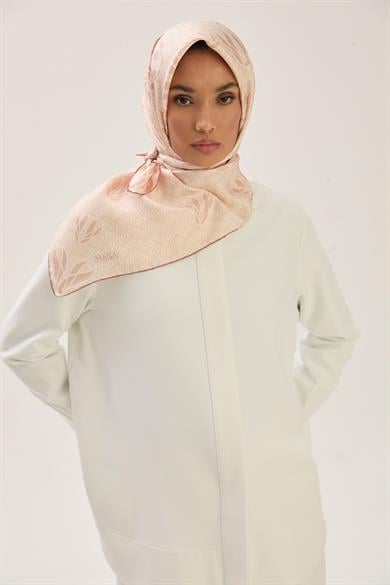 LAVİ TİVİL İPEK EŞARP 90*90 CM - TARÇIN