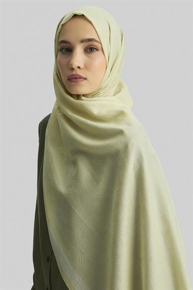 LİZAY PAMUK İPEK ŞAL- FISTIK YEŞİLİ
