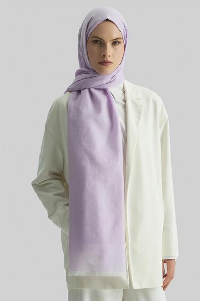 LİZAY PAMUK İPEK ŞAL- LEYLAK