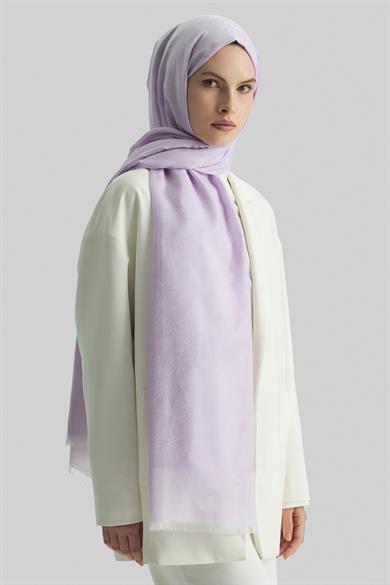 LİZAY PAMUK İPEK ŞAL- LEYLAK