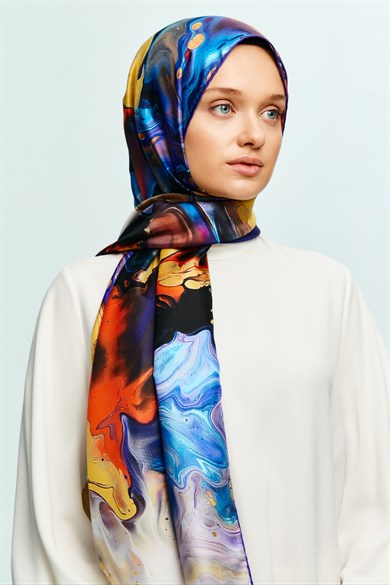 MAİ ALA TİVİL İPEK ŞAL 75x200