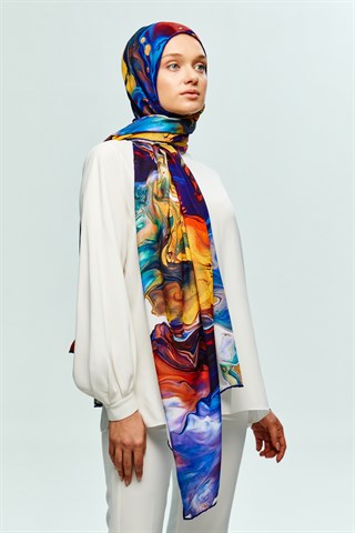 ALA MODAL İPEK ŞAL 75x200