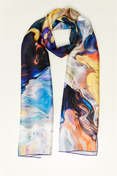 MAİ ALA TİVİL İPEK ŞAL 50x200