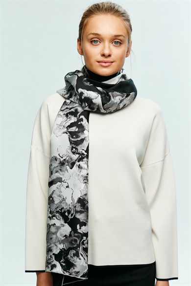 MAİ AŞK TİVİL İPEK ŞAL 75x200