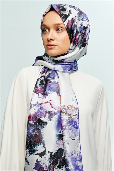MAİ DEM TİVİL İPEK ŞAL 75x200