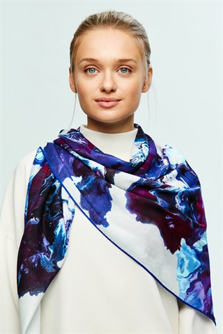 DEM MODAL İPEK KARE ŞAL 115x115