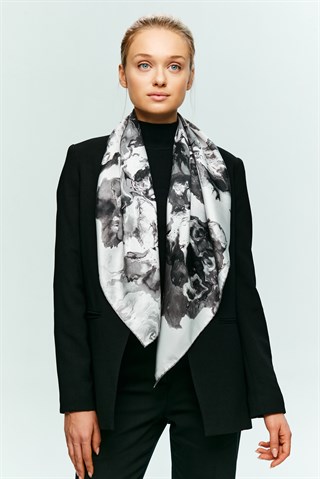 GİZ TİVİL İPEK EŞARP 90x90