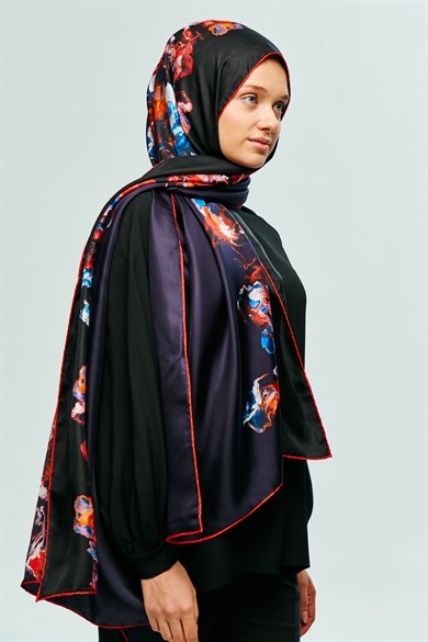MAİ LEYL TİVİL İPEK ŞAL 75x200 